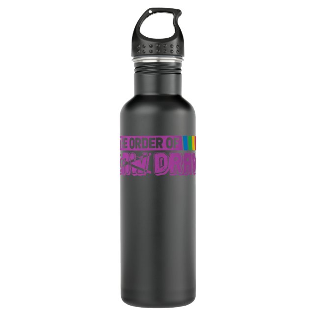Phlebotomy lab technician Order of Draw & Phleboto 710 Ml Water Bottle (Front)