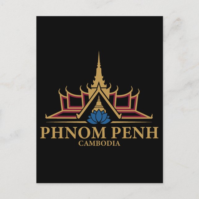 Phnom Penh Cambodia Southeast Asia Postcard (Front)