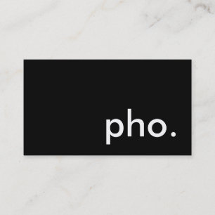 pho. business card