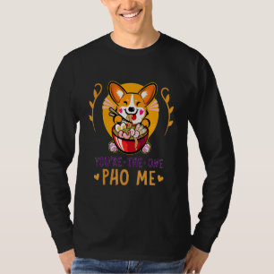 Pho Corgi Foodie  Vietnamese Noodle Soup Pun T-Shirt