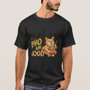 Pho Fox Asian Food Pho Bowl Pho Noodle Soup T-Shirt