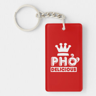 Pho King Delicious Key Ring