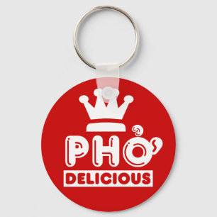 Pho King Delicious Key Ring