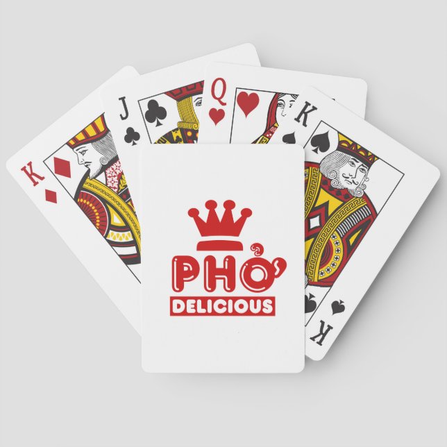Pho King Delicious Playing Cards (Back)