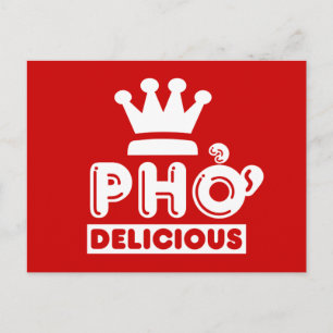 Pho King Delicious Postcard