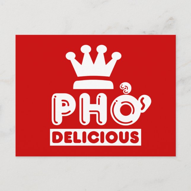 Pho King Delicious Postcard (Front)