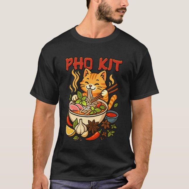 Pho Kit Mariners Cat Funny Meme Official T-Shirt (Front)
