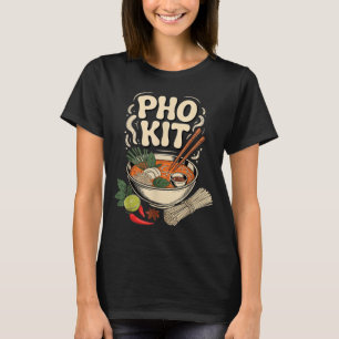 Pho Kit Vietnamese Noodle Soup Bowl Herbs Lime Chi T-Shirt