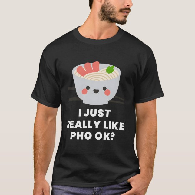 Pho Noddles Vietnamese Pho Fan T-Shirt (Front)