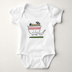 Pho Noodle Bowl Vietnam soup spoon chopsticks Baby Bodysuit