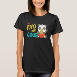 Pho Noodle Soup Panda Pho Bowl Asian Food Raman N T-Shirt
