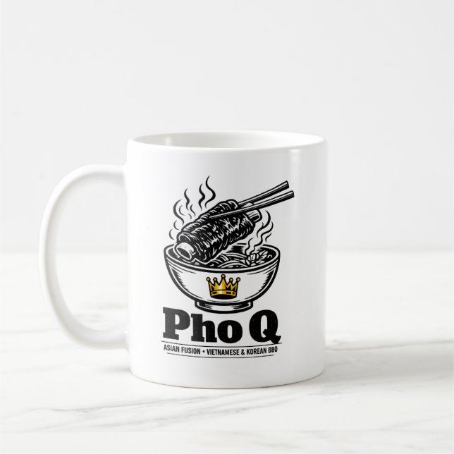 Pho Q funny mug (Left)