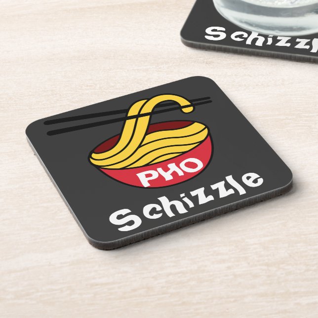 PHO Schizzle Beverage Coaster (Left Side)