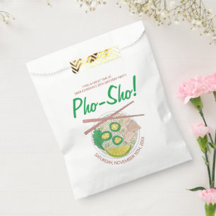 Pho Sho! Vietnamese Soup Funny Birthday Party Favour Bags