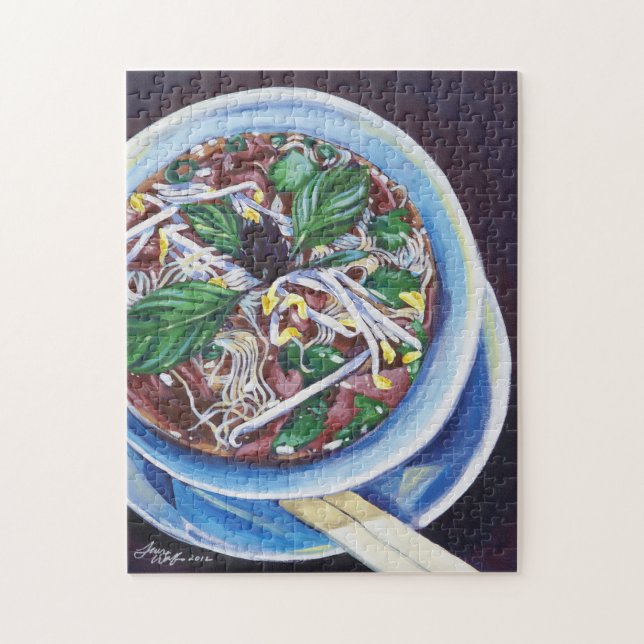 Pho Soup Jigsaw Puzzle (Vertical)