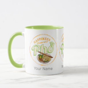 Pho Soup Retro Street Food Vintage Gourmet Vietnam Mug