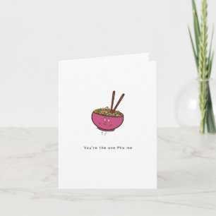 Pho themed card