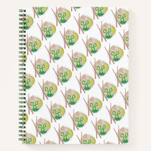 PHO Vietnamese Food Chicken Noodle Soup Chopsticks Notebook