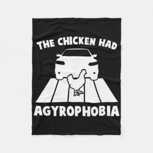 Phobia - The Chicken Had Agyrophobia - Halloween - Fleece Blanket