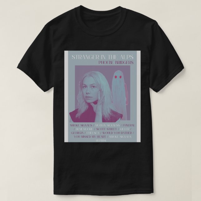 Phoebe Bridgers Stranger in the Alps Poster T-Shirt (Design Front)