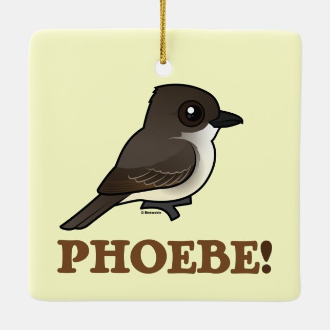 PHOEBE! CERAMIC TREE DECORATION (Back)