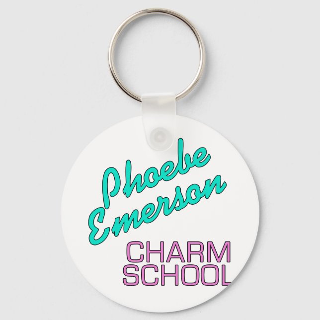 Phoebe Emerson Charm School Products Key Ring (Front)
