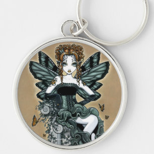 "Phoebe" Gothic Couture Butterfly Fairy Keychain