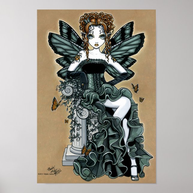 "Phoebe" Gothic Couture Butterfly Fairy Poster (Front)
