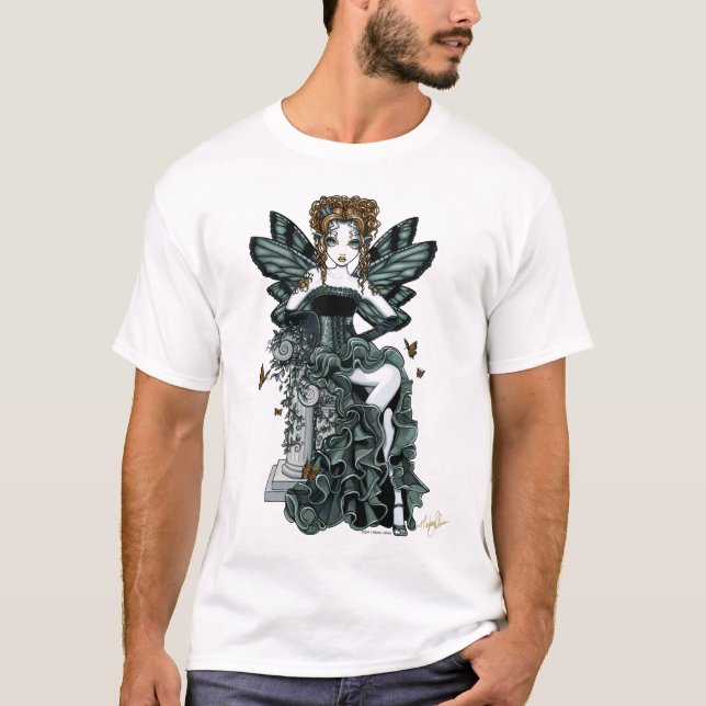"Phoebe" Gothic Couture Butterfly Fairy Top (Front)
