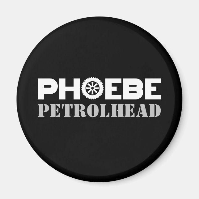 Phoebe Petrolhead Magnet (Front)