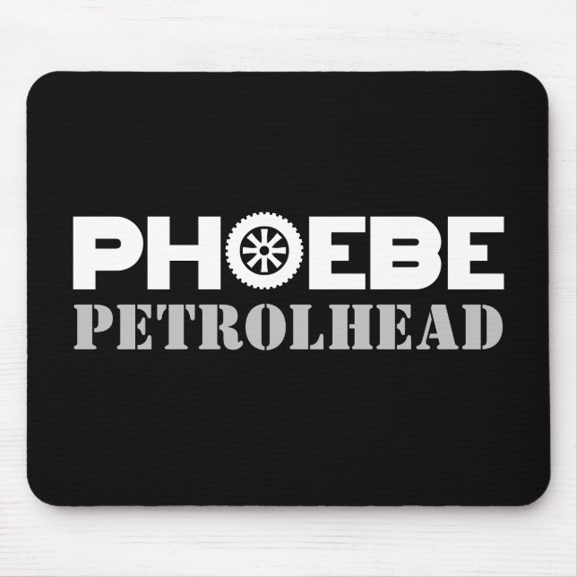 Phoebe Petrolhead Mouse Mat (Front)