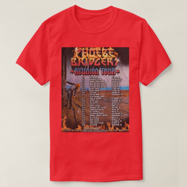 Phoebe Reunion Tou T-Shirt (Design Front)