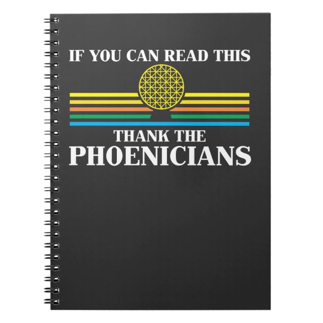 Phoenicia History Teacher Thank the Phoenicians Notebook (Front)