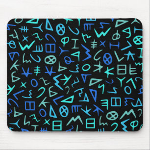 Phoenician alphabet mouse mat