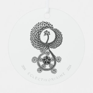 Phoenix 10 Year Metal Tree Decoration