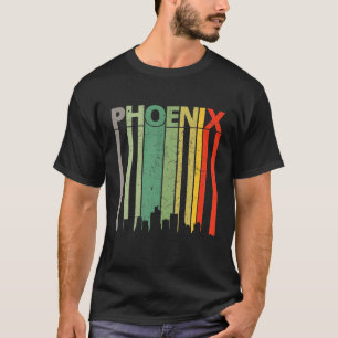 Phoenix 80'S Vintage Retro Phoenix Skyline T-Shirt