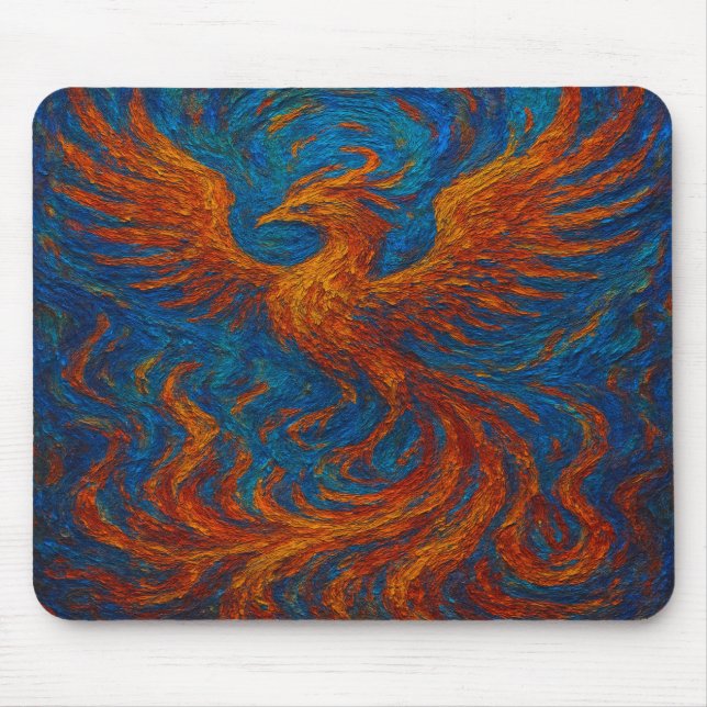 Phoenix Abstract Mouse Mat (Front)
