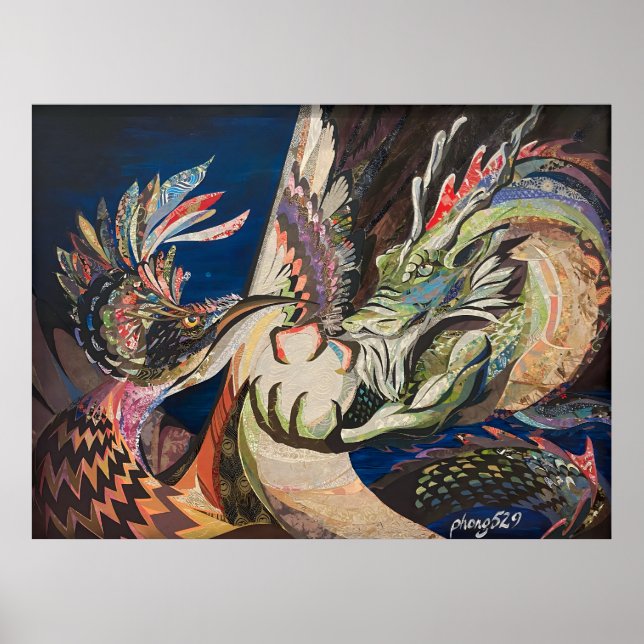 Phoenix and Dragon Poster (Front)