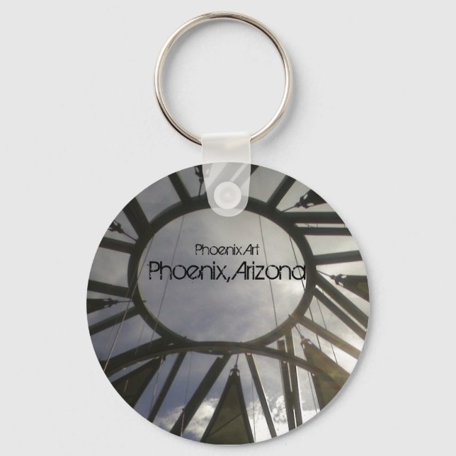 Phoenix Arizona 012, Phoenix, Arizona, Phoenix Art Key Ring (Front)
