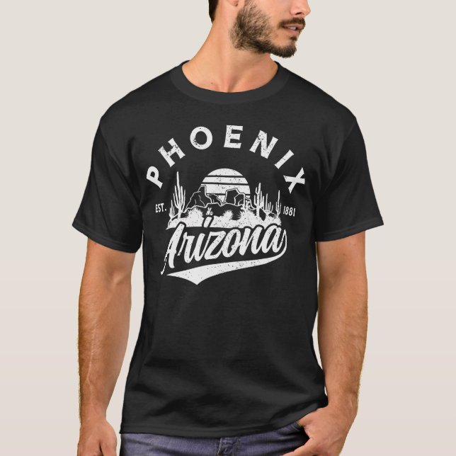 Phoenix Arizona Az Pride Cactus Desert T-Shirt (Front)