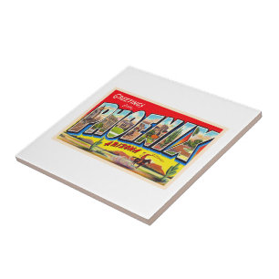Phoenix Arizona AZ Vintage Large Letter Postcard 1 Tile