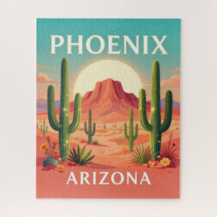 Phoenix Arizona Capital City Desert Travel 🌵 Jigsaw Puzzle