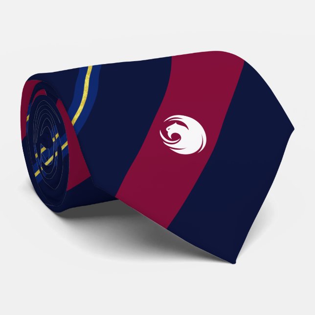 Phoenix (Arizona) city flag Neck Tie (Rolled)