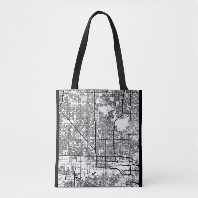 Phoenix Arizona City Map Tote Bag (Front)