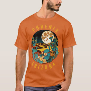 Phoenix Arizona Desert At Night Painting1 T-Shirt