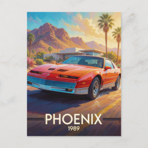 Phoenix Arizona Desert Road Performance 1989 Postcard