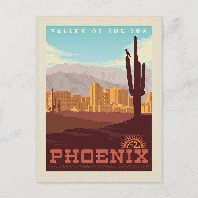 Phoenix, Arizona Postcard (Front)