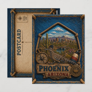 Phoenix Arizona Postcard Vintage Travel