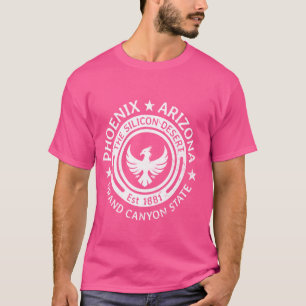 Phoenix Arizona Silicon Desert Estd 1881 Grand Can T-Shirt