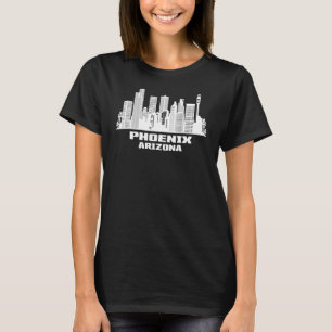 Phoenix Arizona Skyline American Cityscape America T-Shirt